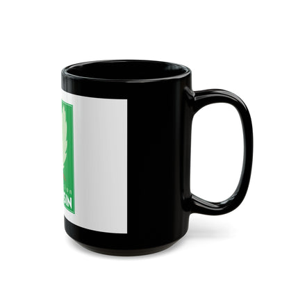 Flag of Limousin France 2 - Black Coffee Mug-The Sticker Space