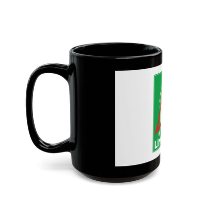 Flag of Limousin France 2 - Black Coffee Mug-The Sticker Space