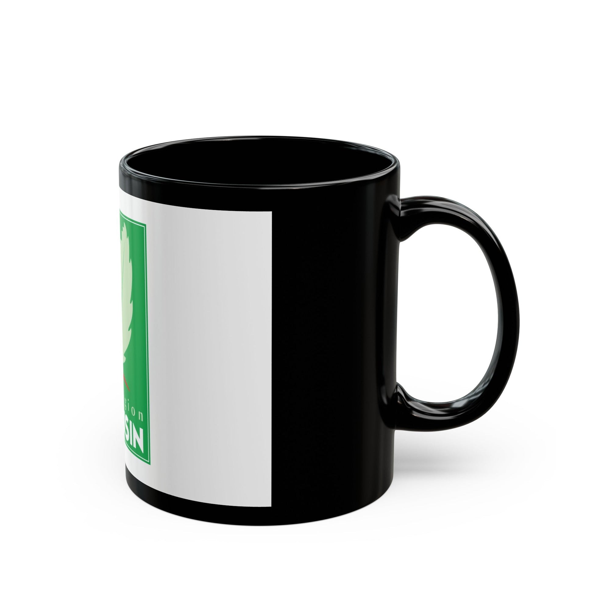 Flag of Limousin France 2 - Black Coffee Mug-The Sticker Space