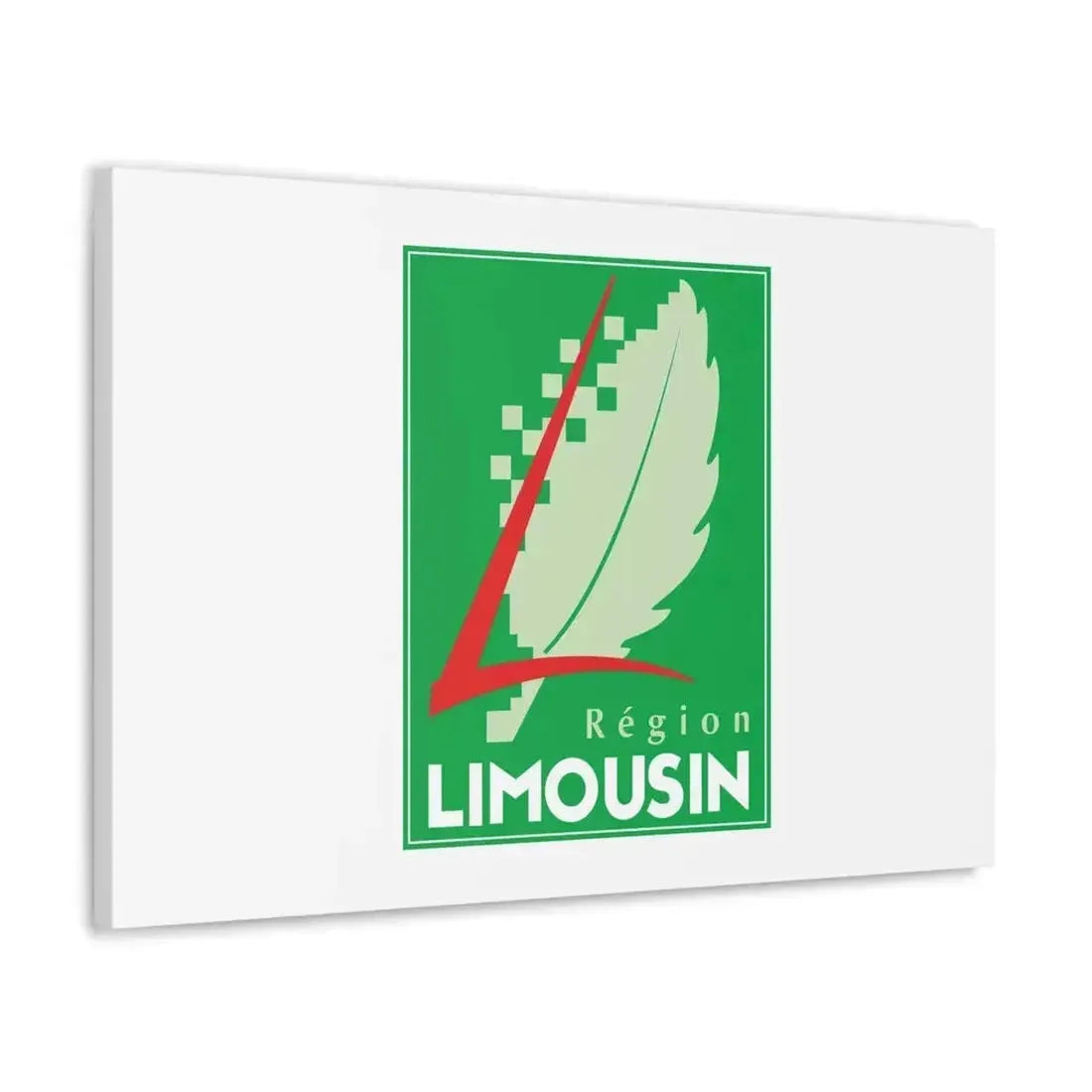 Flag of Limousin France 2 - Canvas Wall Art - The Sticker Space