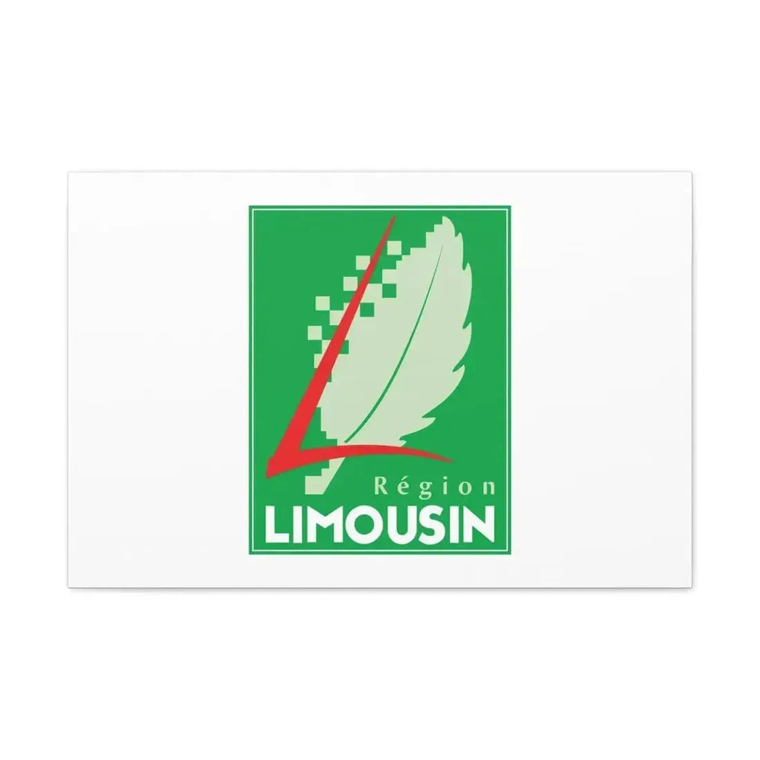 Flag of Limousin France 2 - Canvas Wall Art - The Sticker Space