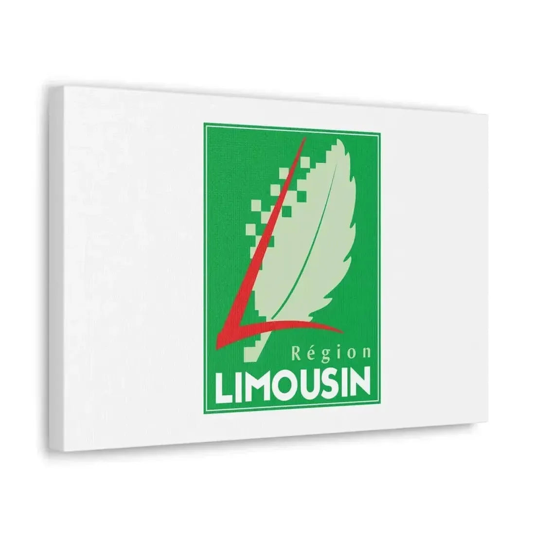 Flag of Limousin France 2 - Canvas Wall Art - The Sticker Space