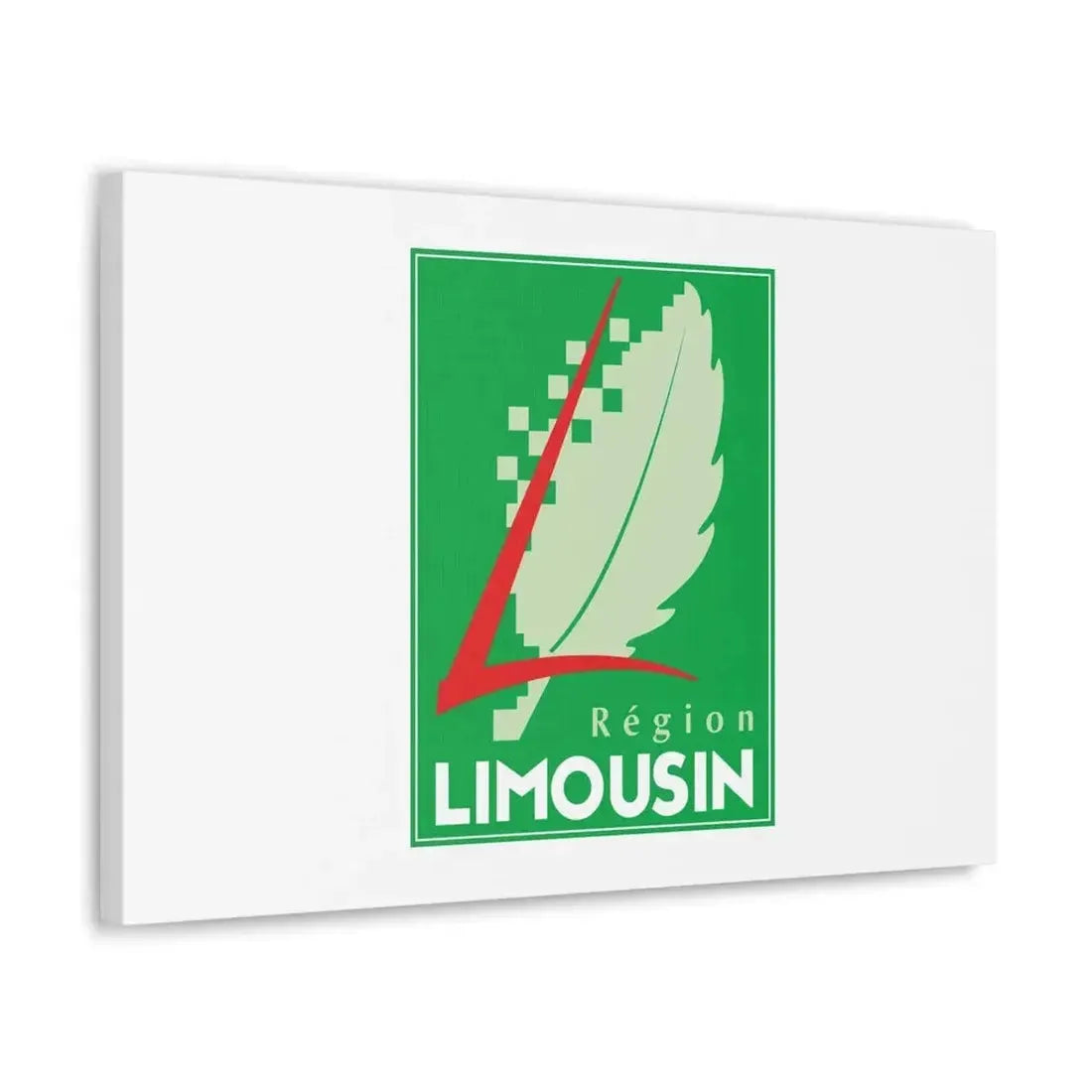 Flag of Limousin France 2 - Canvas Wall Art - The Sticker Space