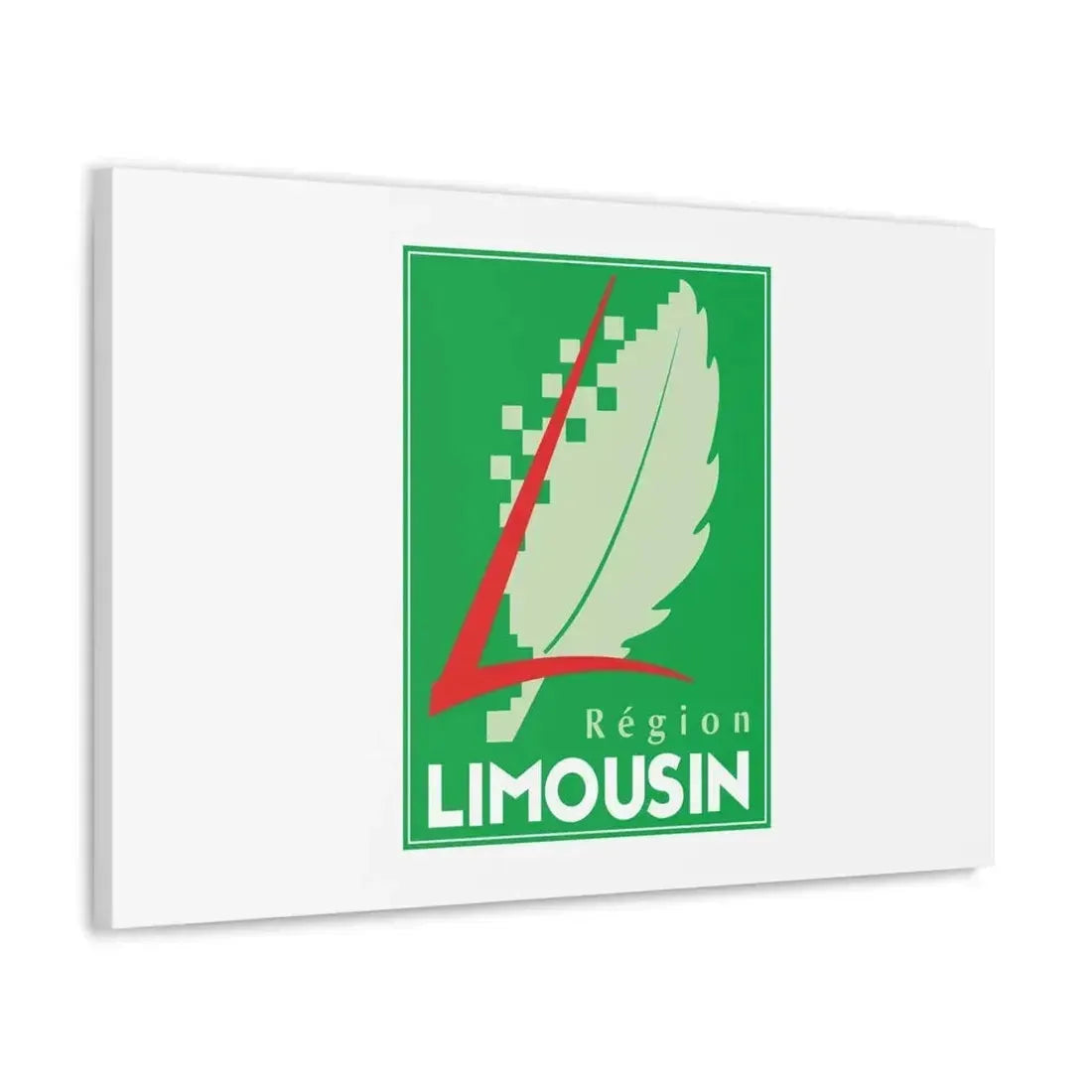 Flag of Limousin France 2 - Canvas Wall Art - The Sticker Space