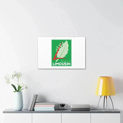 Flag of Limousin France 2 - Canvas Wall Art - The Sticker Space