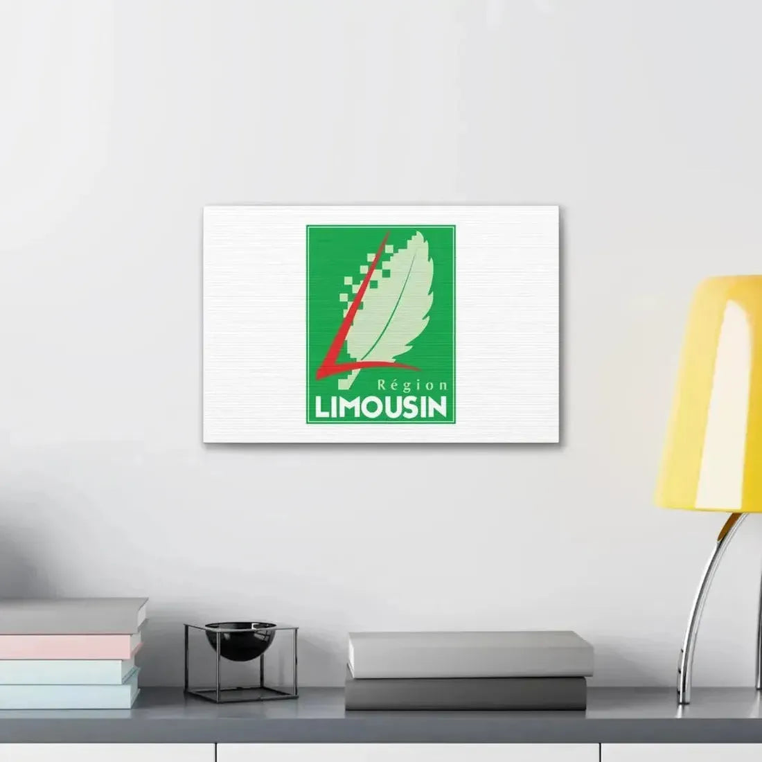 Flag of Limousin France 2 - Canvas Wall Art - The Sticker Space