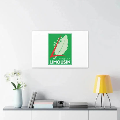 Flag of Limousin France 2 - Canvas Wall Art - The Sticker Space