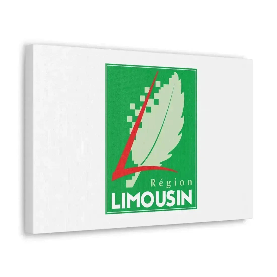 Flag of Limousin France 2 - Canvas Wall Art - The Sticker Space