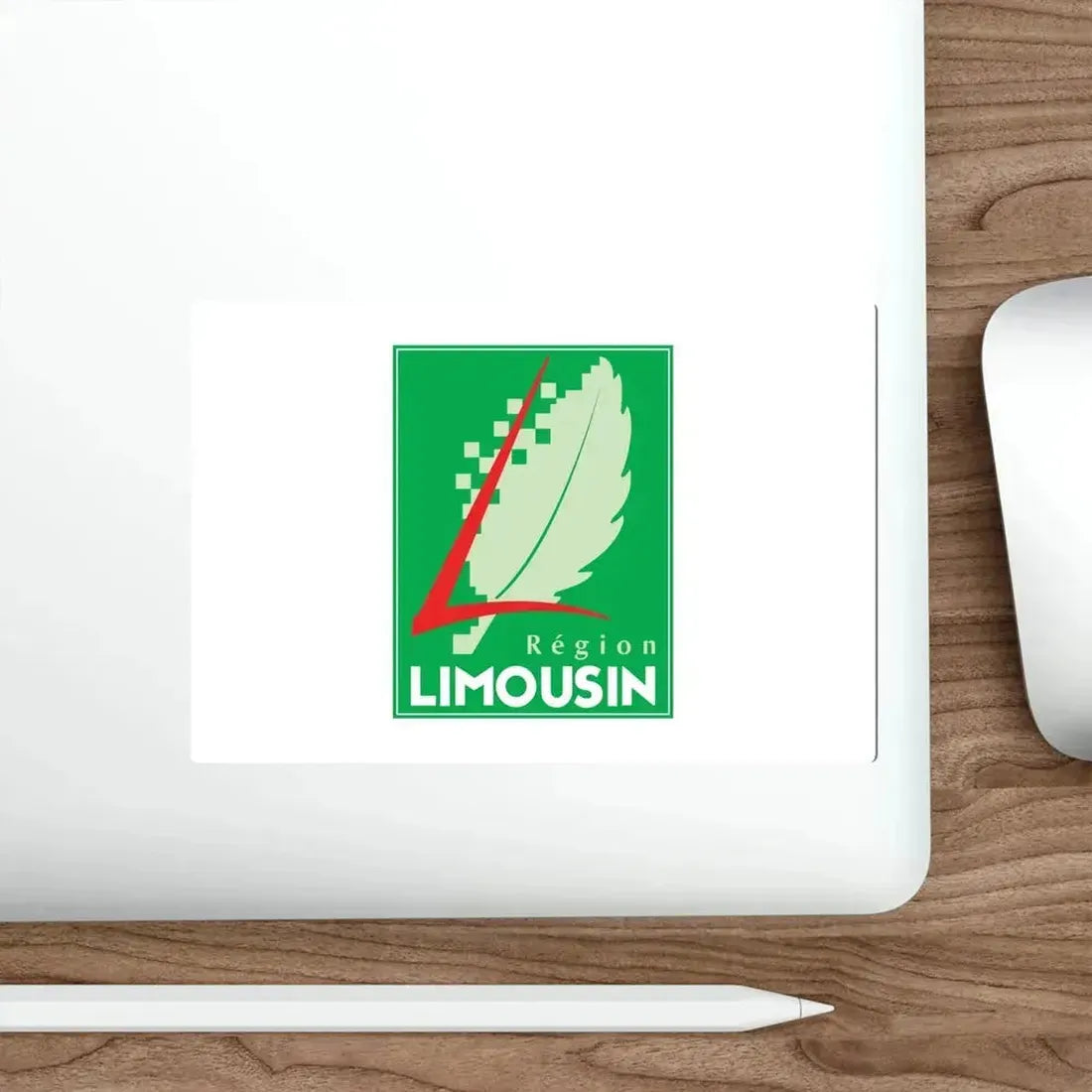 Flag of Limousin France 2 STICKER Vinyl Die-Cut Decal - The Sticker Space