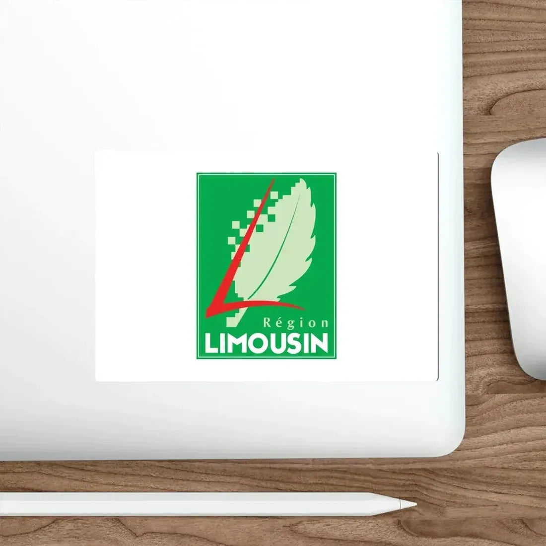 Flag of Limousin France 2 STICKER Vinyl Die-Cut Decal - The Sticker Space