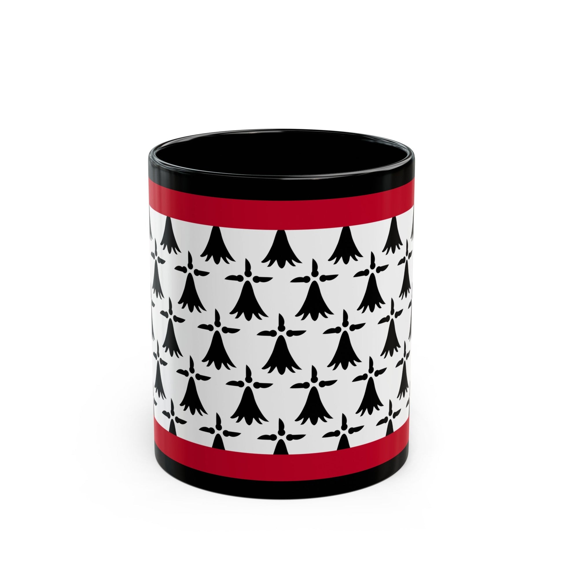 Flag of Limousin France - Black Coffee Mug-11oz-The Sticker Space