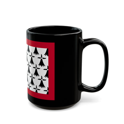 Flag of Limousin France - Black Coffee Mug-The Sticker Space