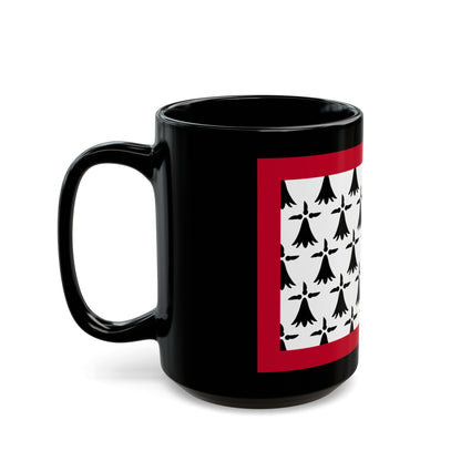 Flag of Limousin France - Black Coffee Mug-The Sticker Space