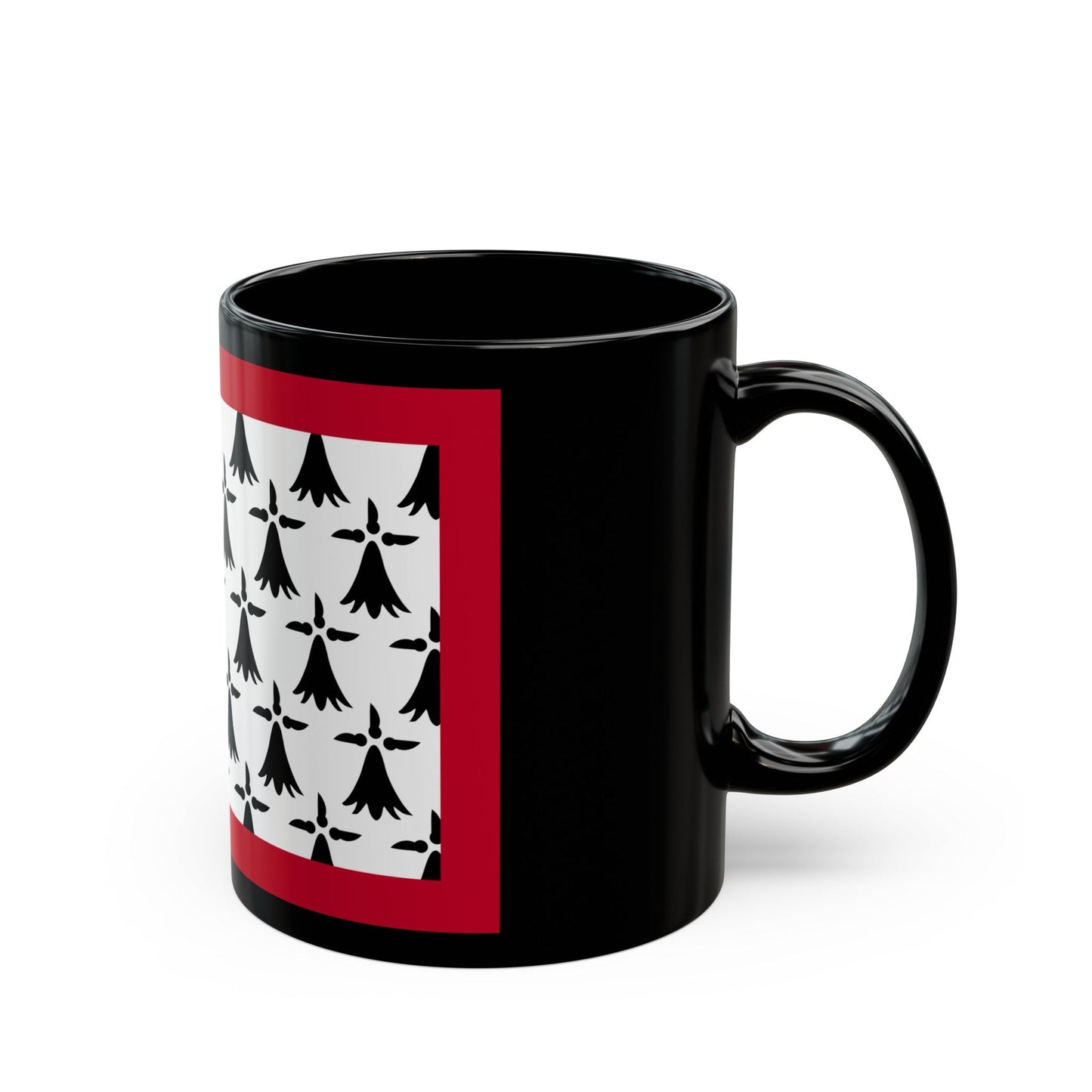 Flag of Limousin France - Black Coffee Mug-The Sticker Space