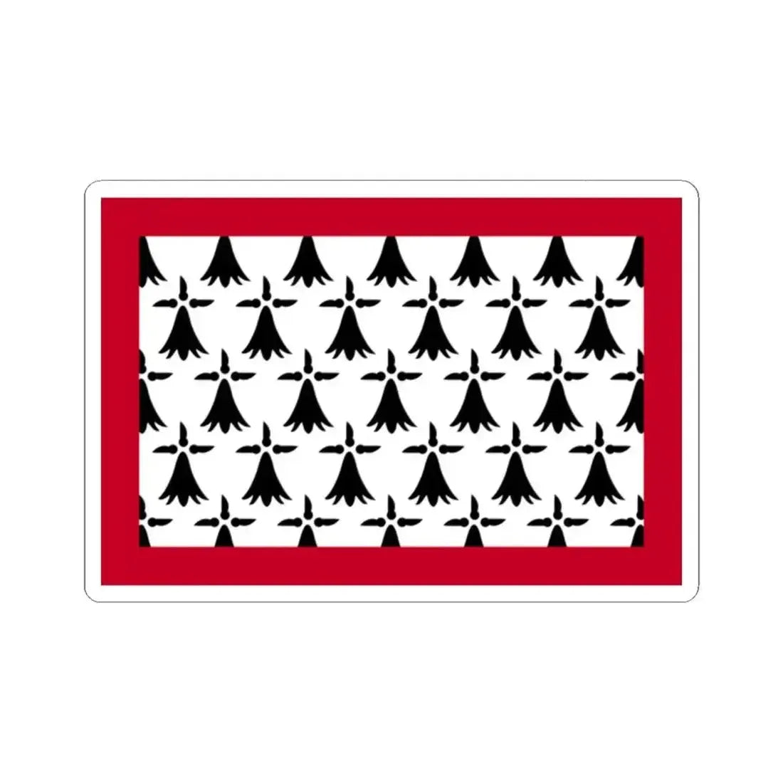 Flag of Limousin France - STICKER Vinyl Kiss-Cut Decal 2 Inch White - The Sticker Space