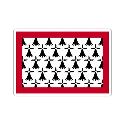 Flag of Limousin France - STICKER Vinyl Kiss-Cut Decal 2 Inch White - The Sticker Space