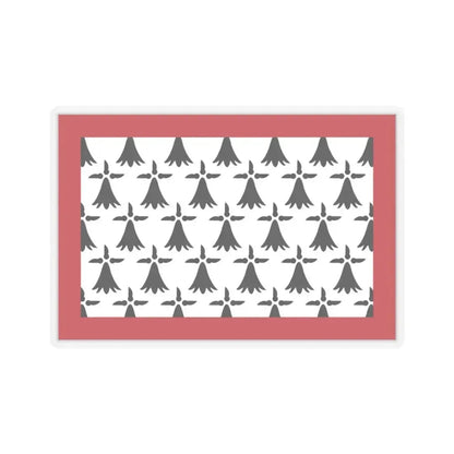 Flag of Limousin France - STICKER Vinyl Kiss-Cut Decal 3 Inch Transparent - The Sticker Space