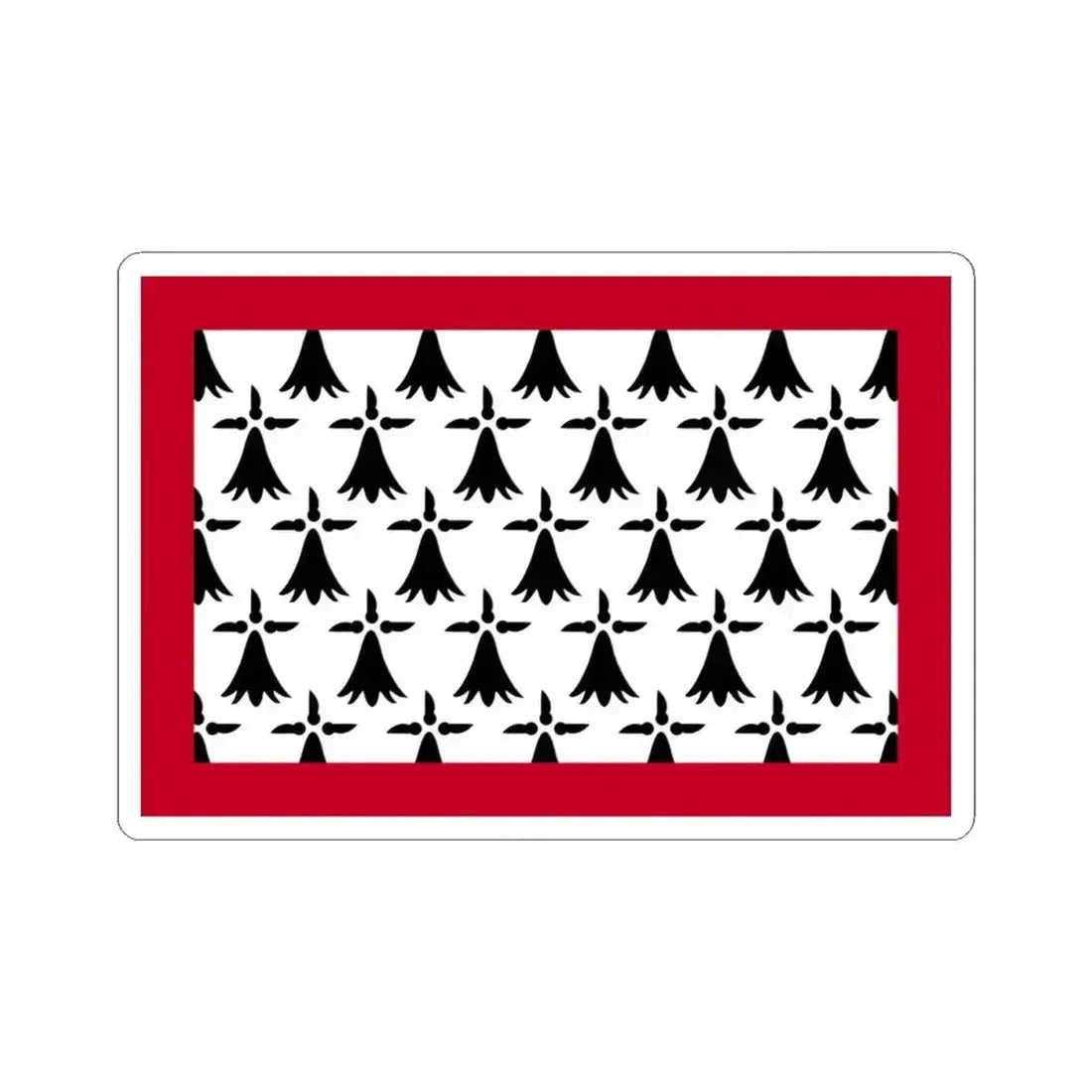 Flag of Limousin France - STICKER Vinyl Kiss-Cut Decal 4 Inch White - The Sticker Space
