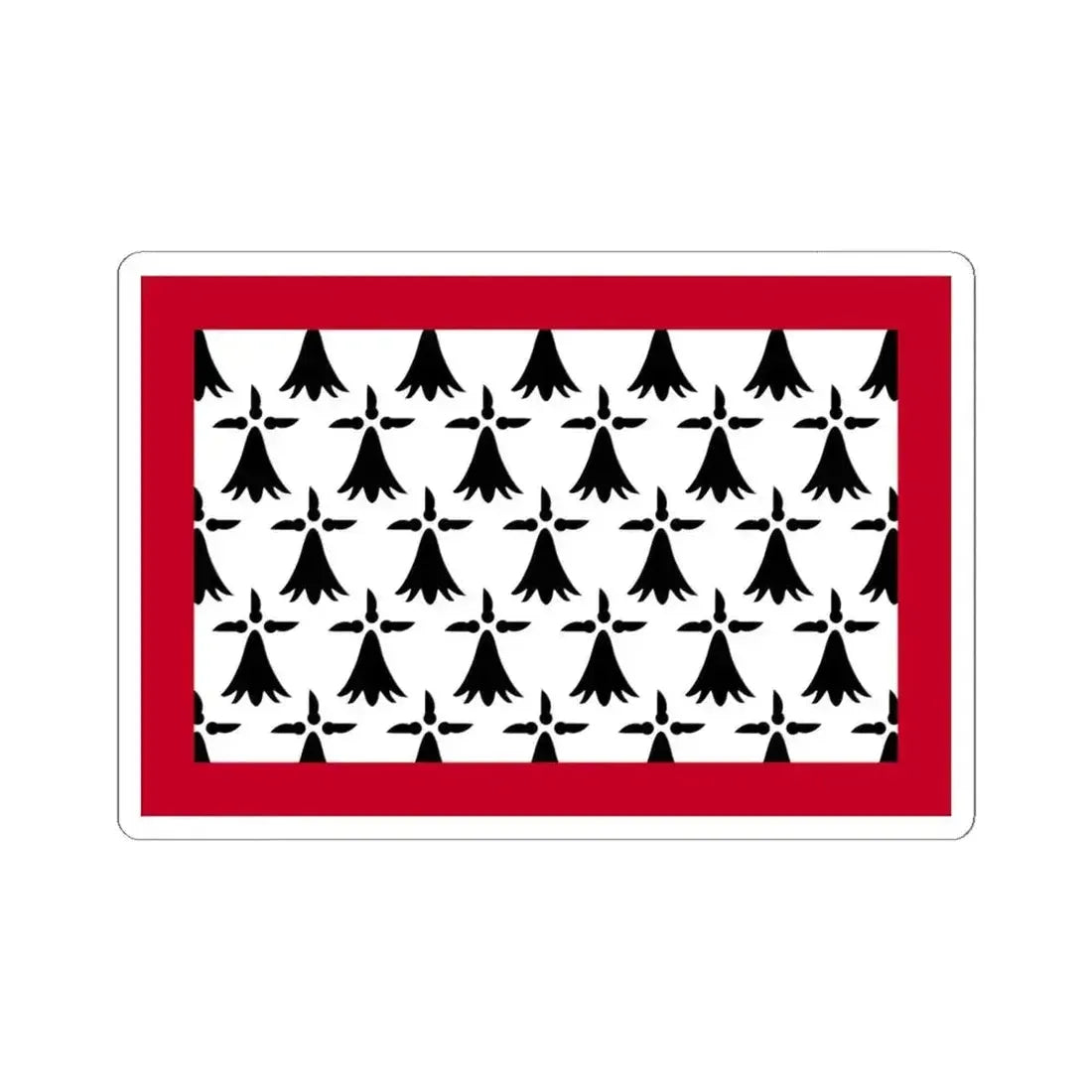 Flag of Limousin France - STICKER Vinyl Kiss-Cut Decal 6 Inch White - The Sticker Space