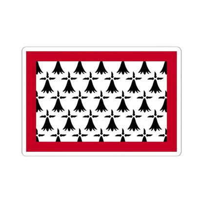 Flag of Limousin France - STICKER Vinyl Kiss-Cut Decal 6 Inch White - The Sticker Space