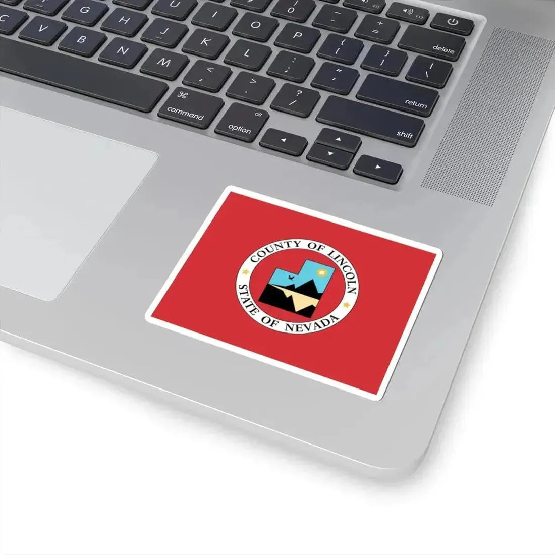 Flag of Lincoln County Nevada (United States) STICKER Vinyl Kiss-Cut Decal - The Sticker Space