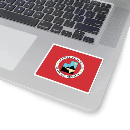 Flag of Lincoln County Nevada (United States) STICKER Vinyl Kiss-Cut Decal - The Sticker Space