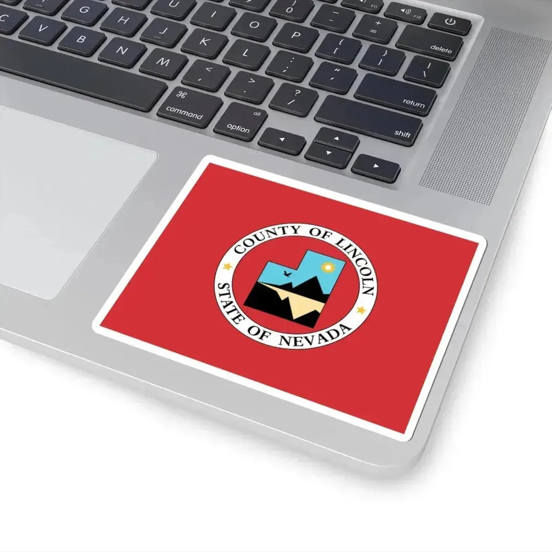 Flag of Lincoln County Nevada (United States) STICKER Vinyl Kiss-Cut Decal - The Sticker Space