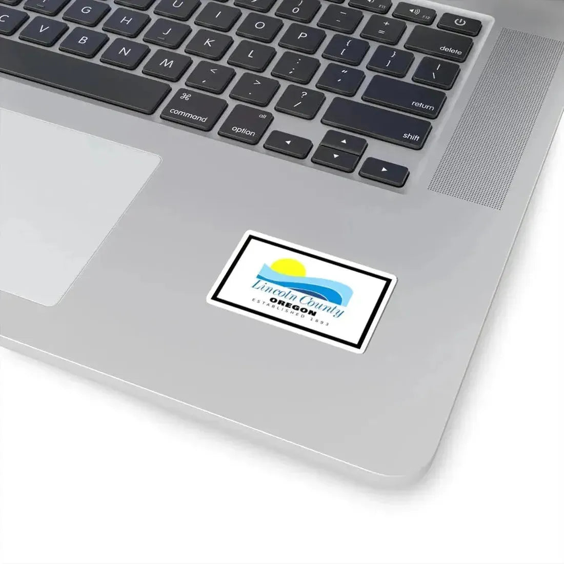Flag of Lincoln County Oregon (United States) STICKER Vinyl Kiss-Cut Decal - The Sticker Space