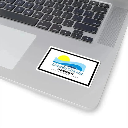 Flag of Lincoln County Oregon (United States) STICKER Vinyl Kiss-Cut Decal - The Sticker Space