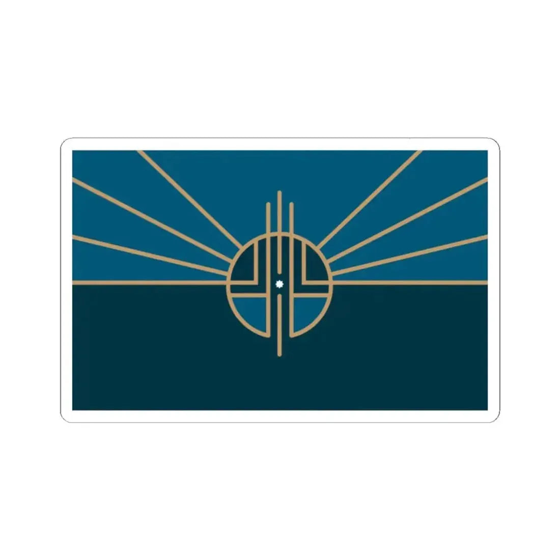 Flag of Lincoln Nebraska 2022 (United States) STICKER Vinyl Kiss-Cut Decal 2 Inch White - The Sticker Space