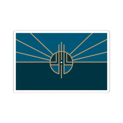 Flag of Lincoln Nebraska 2022 (United States) STICKER Vinyl Kiss-Cut Decal 2 Inch White - The Sticker Space