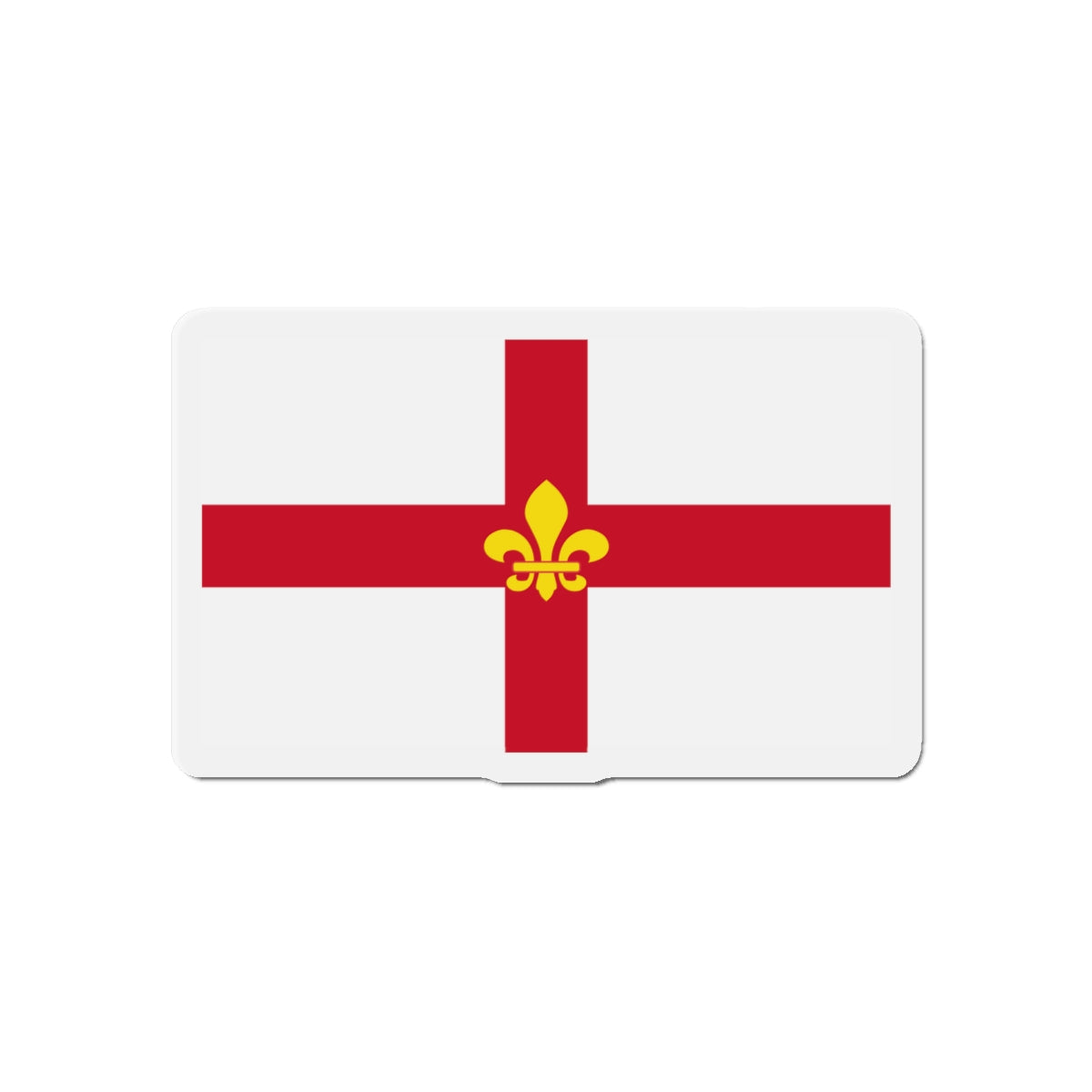 Flag of Lincoln UK - Die-Cut Magnet-6 × 6"-The Sticker Space