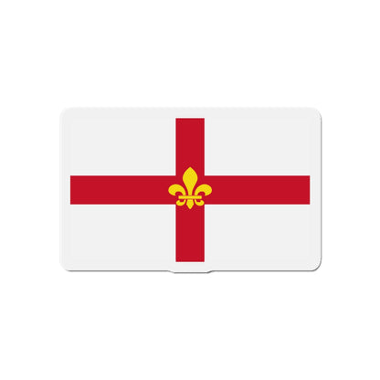 Flag of Lincoln UK - Die-Cut Magnet-6 × 6"-The Sticker Space