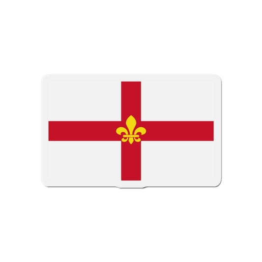 Flag of Lincoln UK - Die-Cut Magnet-6 × 6"-The Sticker Space