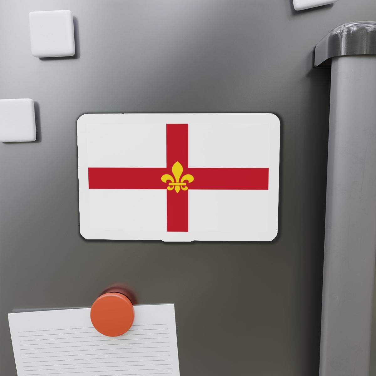 Flag of Lincoln UK - Die-Cut Magnet-The Sticker Space