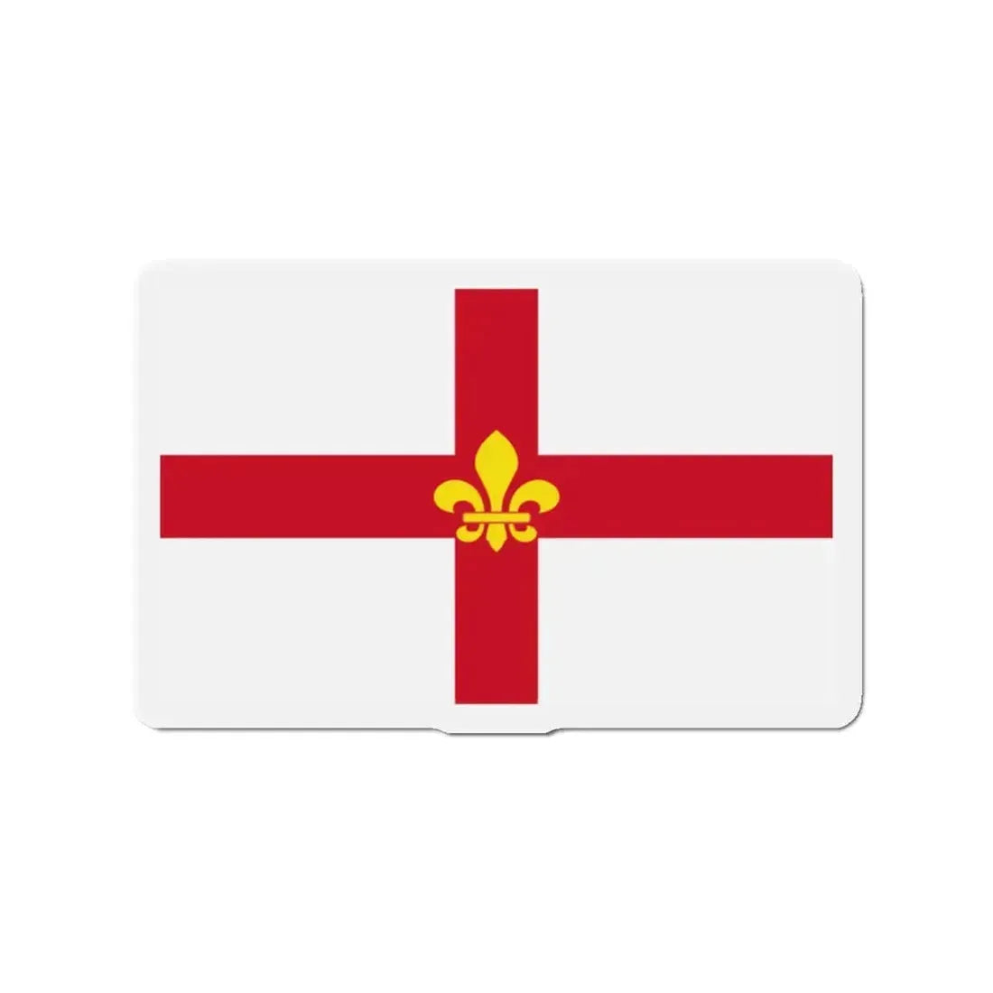 Flag of Lincoln UK - Refrigerator Magnet 2 Inch - The Sticker Space