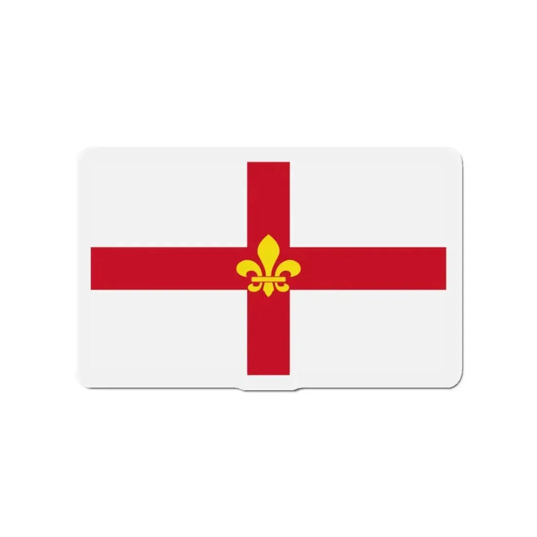 Flag of Lincoln UK - Refrigerator Magnet 3 Inch - The Sticker Space