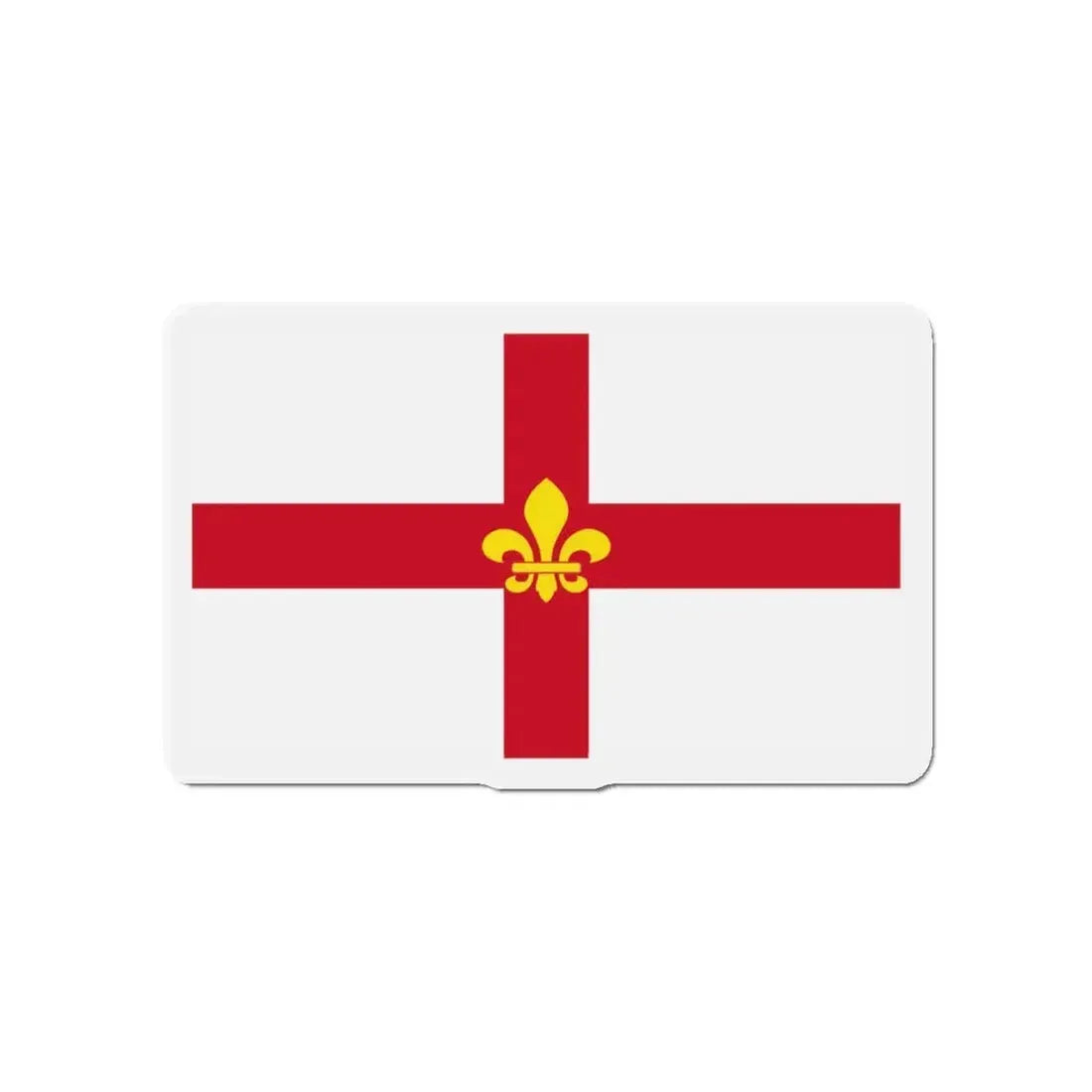Flag of Lincoln UK - Refrigerator Magnet 4 Inch - The Sticker Space