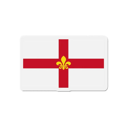 Flag of Lincoln UK - Refrigerator Magnet 5 Inch - The Sticker Space