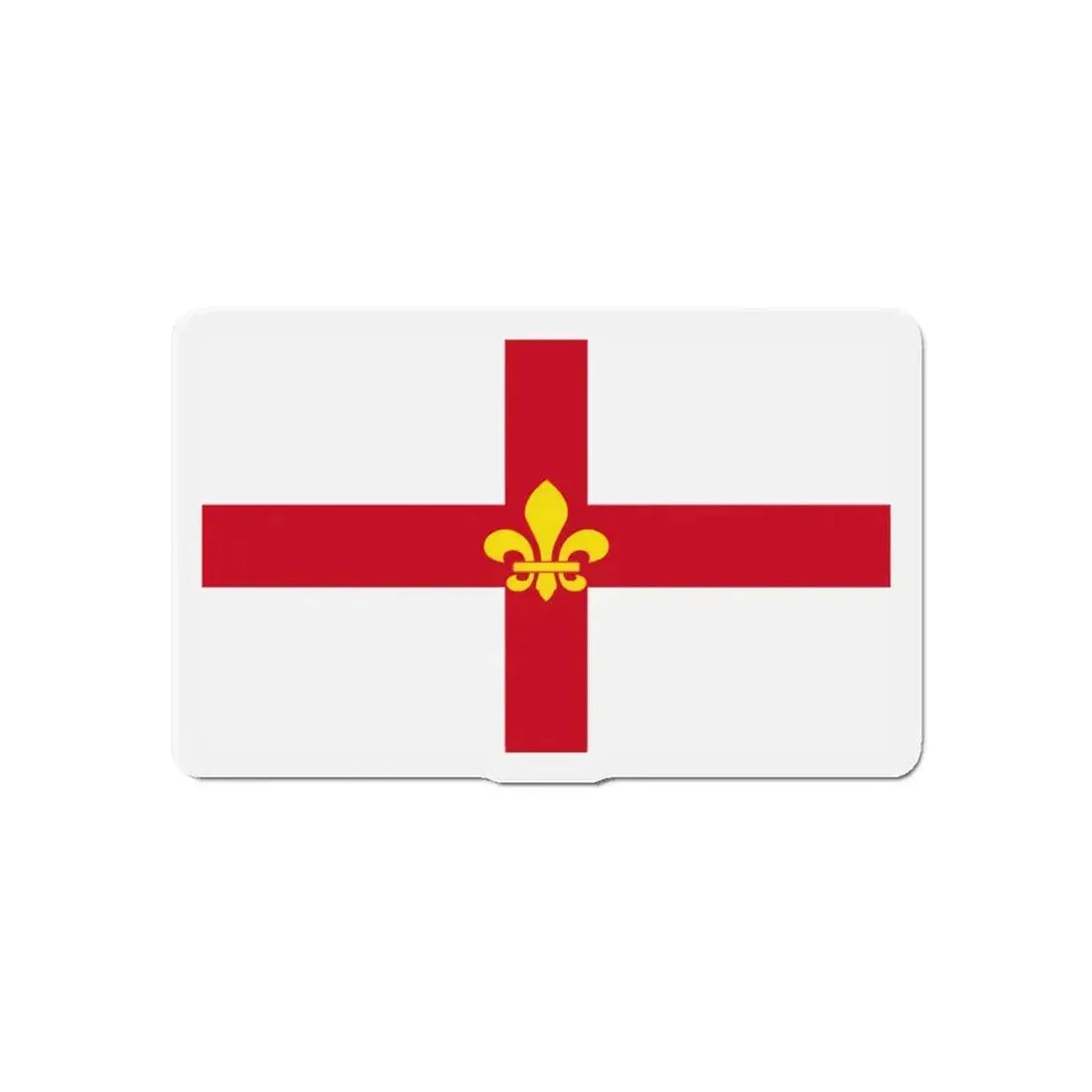Flag of Lincoln UK - Refrigerator Magnet 6 Inch - The Sticker Space