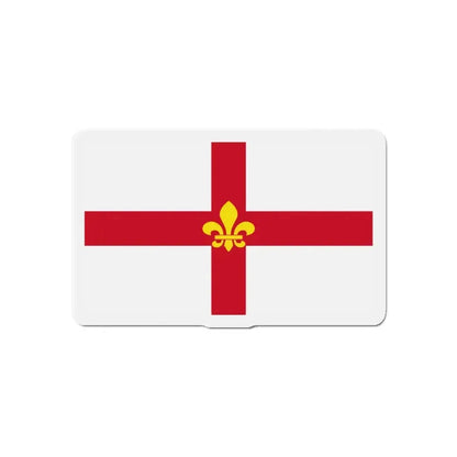 Flag of Lincoln UK - Refrigerator Magnet 6 Inch - The Sticker Space