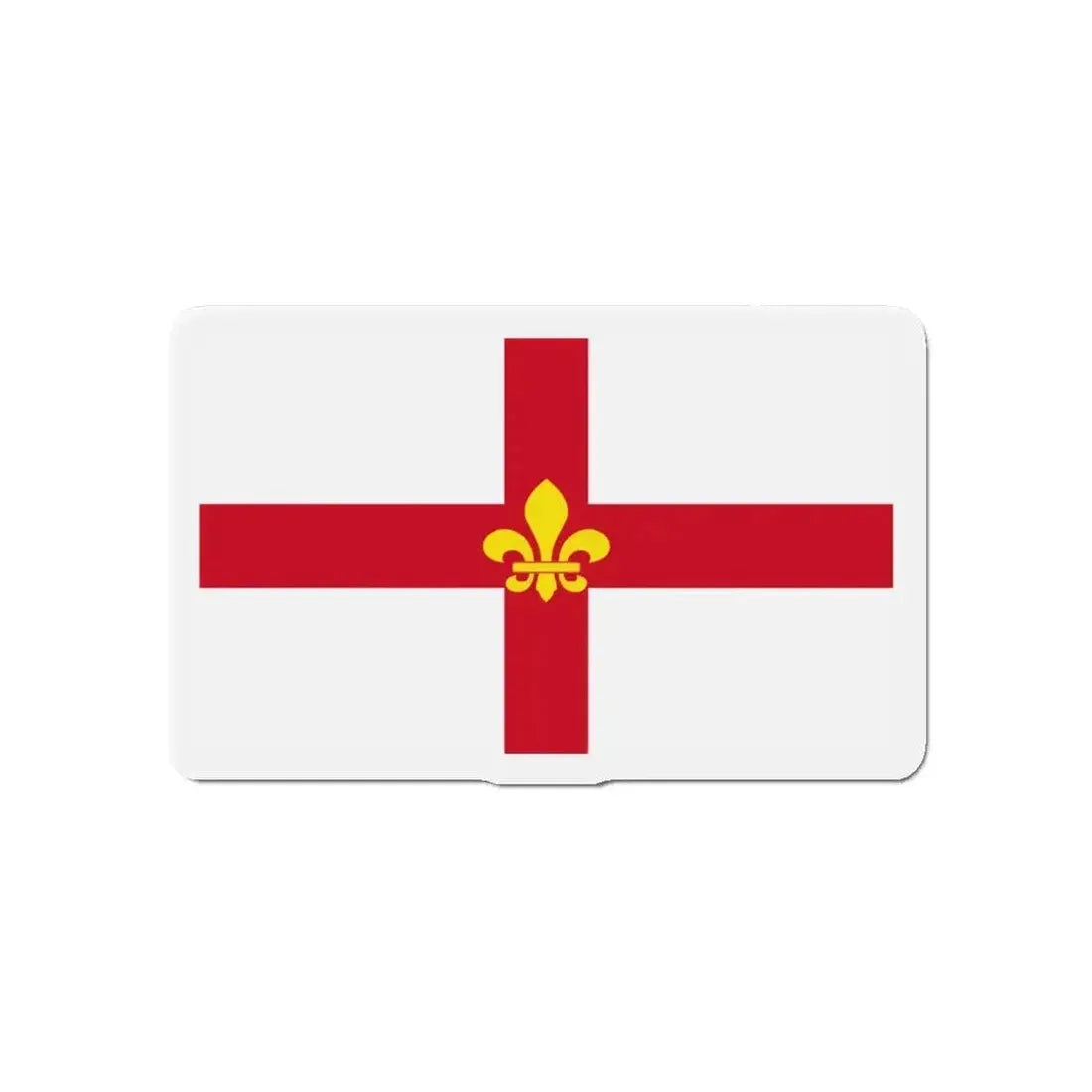 Flag of Lincoln UK - Refrigerator Magnet - The Sticker Space