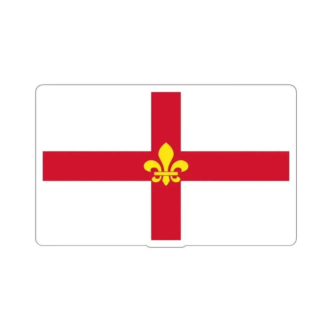 Flag of Lincoln UK STICKER Vinyl Die-Cut Decal 4 Inch - The Sticker Space