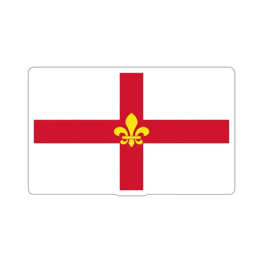 Flag of Lincoln UK STICKER Vinyl Die-Cut Decal - The Sticker Space