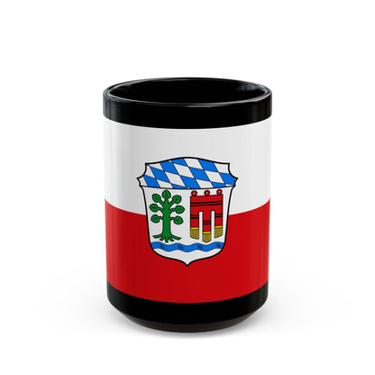 Flag of Lindau Germany - Black Coffee Mug-15oz-The Sticker Space