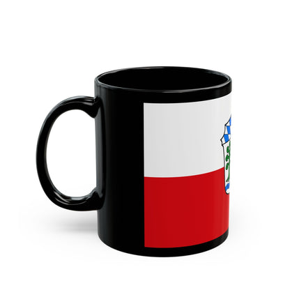 Flag of Lindau Germany - Black Coffee Mug-The Sticker Space