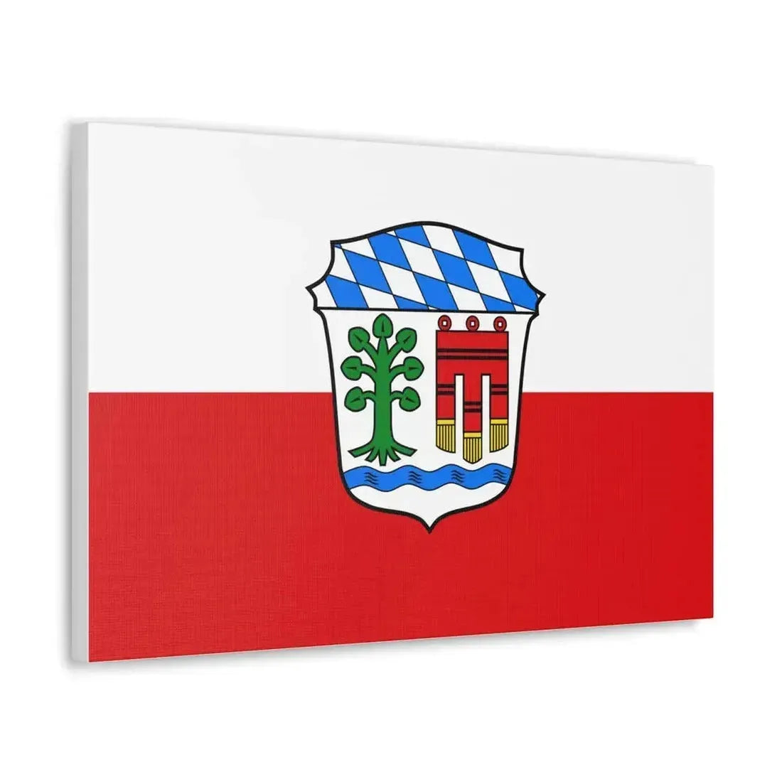 Flag of Lindau Germany - Canvas Wall Art - The Sticker Space