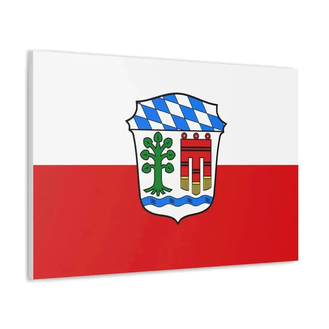 Flag of Lindau Germany - Canvas Wall Art - The Sticker Space