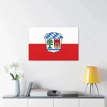 Flag of Lindau Germany - Canvas Wall Art - The Sticker Space