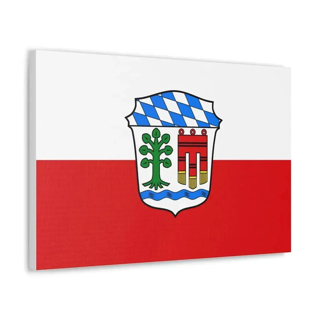 Flag of Lindau Germany - Canvas Wall Art - The Sticker Space